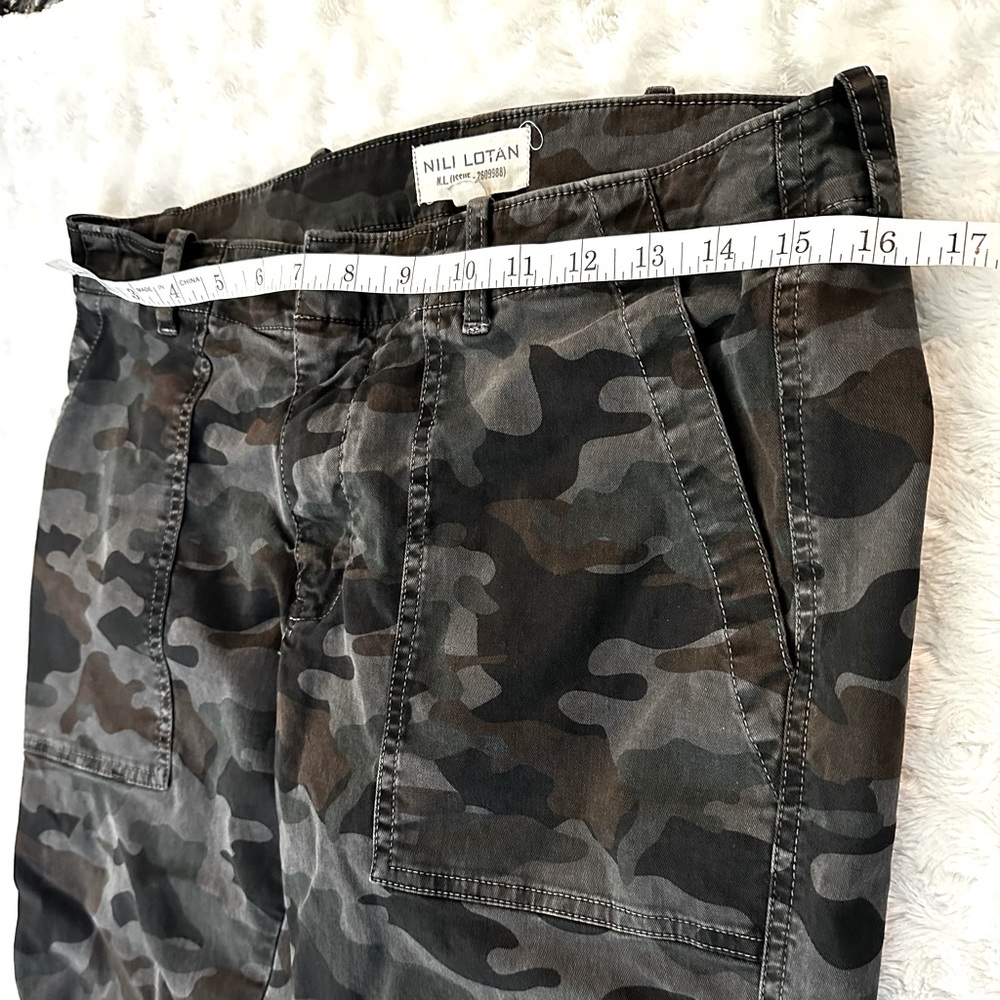 NILI LOTAN French Military Cropped Camo Pants - Picture 14 of 15